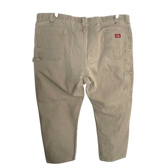 Dickies Jeans Mens 48x32 Relaxed Fit Heavyweight Duck Carpenter Beige 1939 RDS - Picture 3 of 7